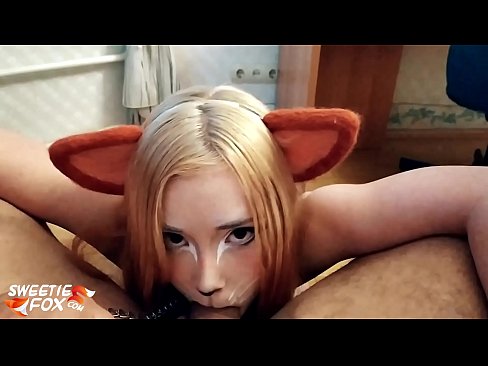 ❤️ Kitsune menelan batang dan air mani di dalam mulutnya ☑ Video persetan  pada kami ❌